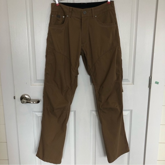 Kuhl Konfidant Air Pant Dark Khaki lightweight vented performance stretch - Picture 10 of 12
